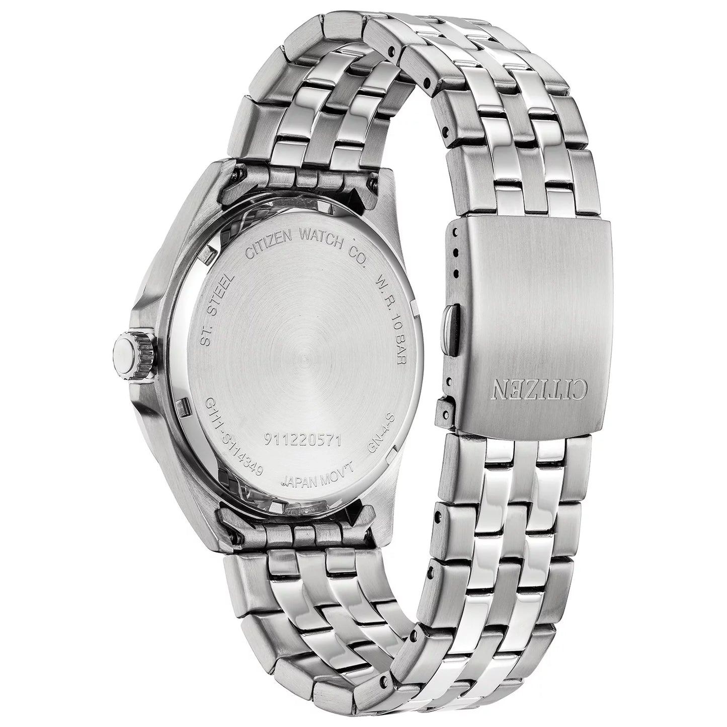 Men's Quartz Watch Silver 42Mm Stainless Steel