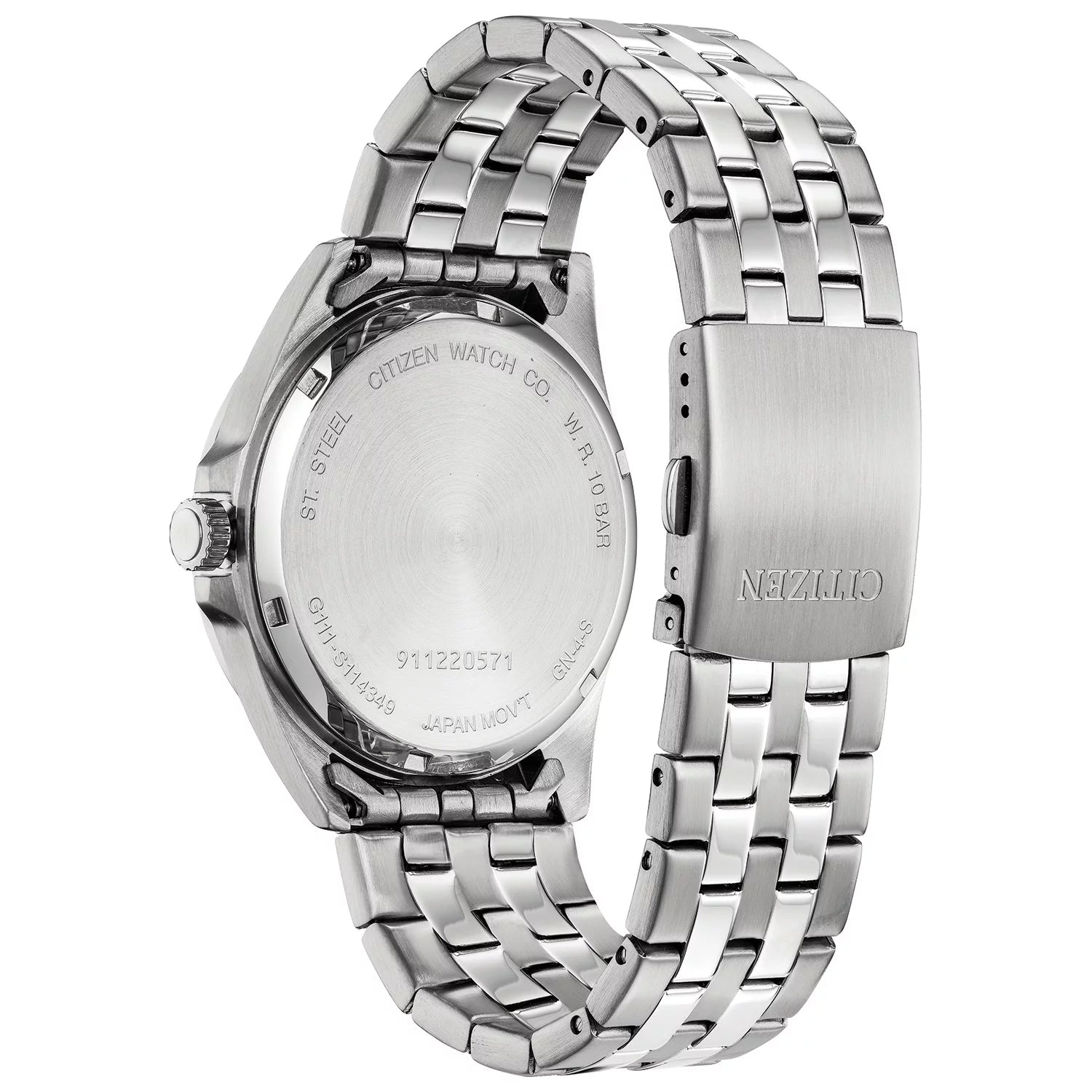 Men's Quartz Watch Silver 42Mm Stainless Steel