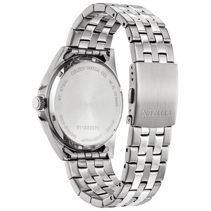 Men's Quartz Watch Silver 42Mm Stainless Steel